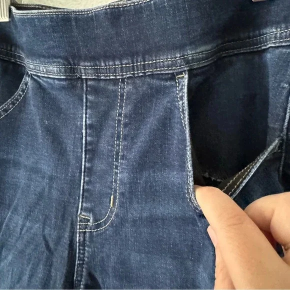 Torrid Mid Rise Lean Jean Pull On Super Soft Cozycore 1S 1X Casual Y2K - Picture 4 of 11